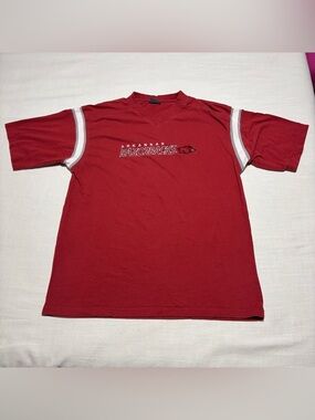 Vintage Pro Edge Arkansas Razorbacks Embroidered Logo Tee | Red | Size XXL